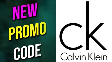 calvin klein promo codes